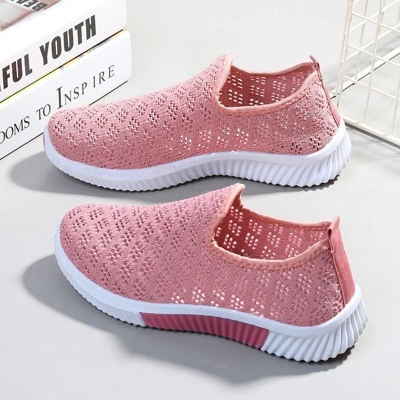 Women Mesh Walking Sneakers Breathable Lightweight Casual Shoes