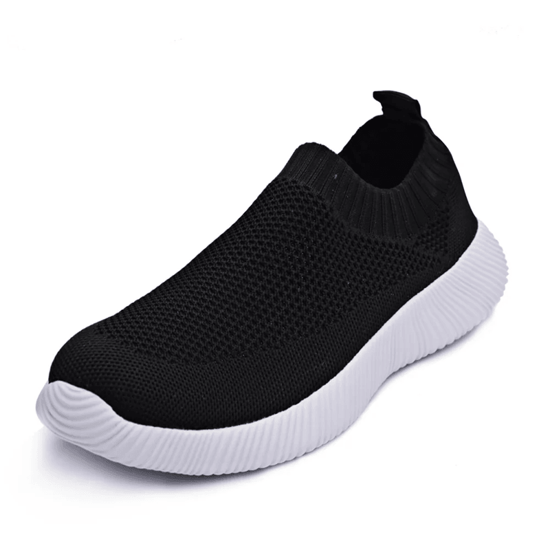 Womens Sock Sneakers Breathable Knit Slip On Walking Shoes