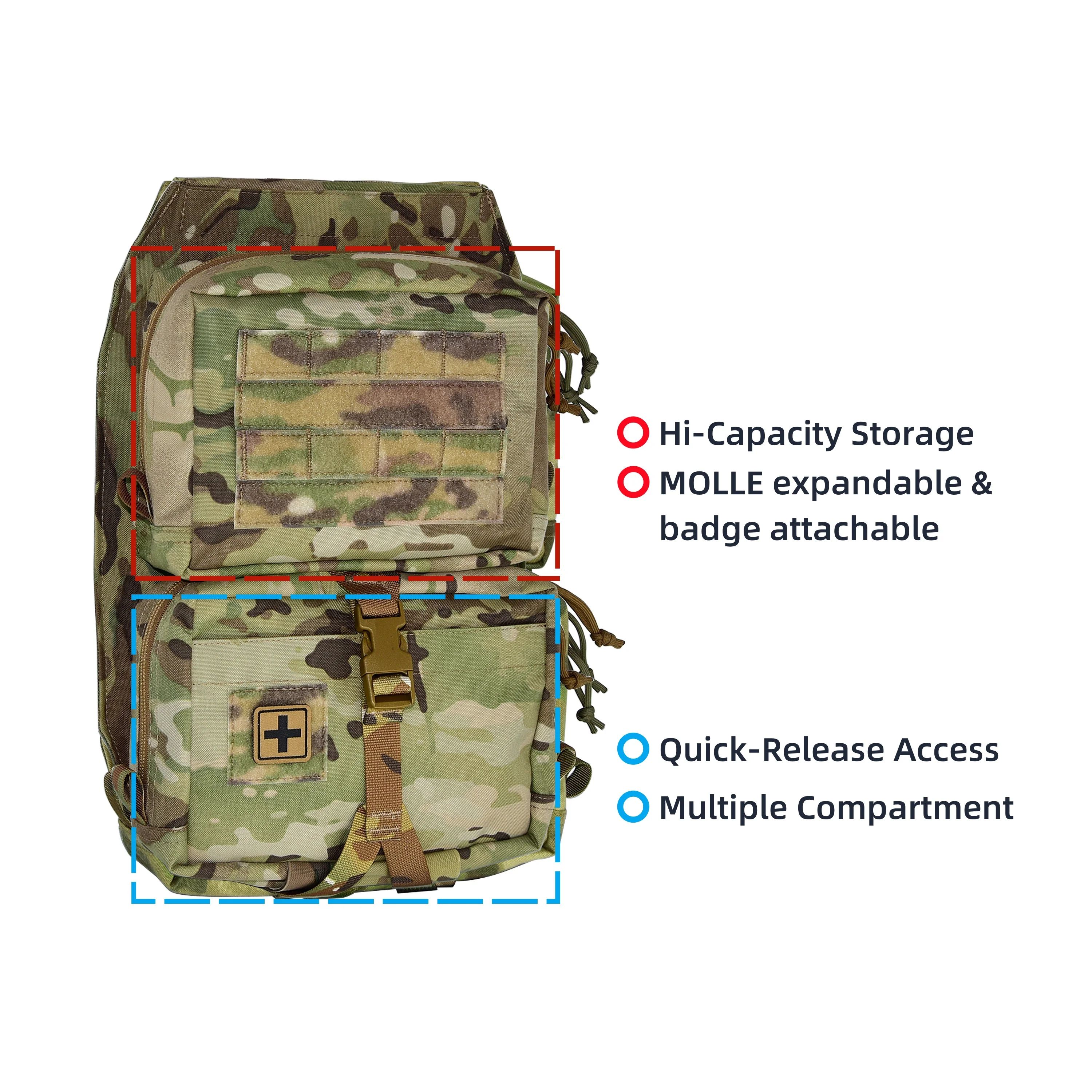 Tactical Plate Carrier Backboard Pouch