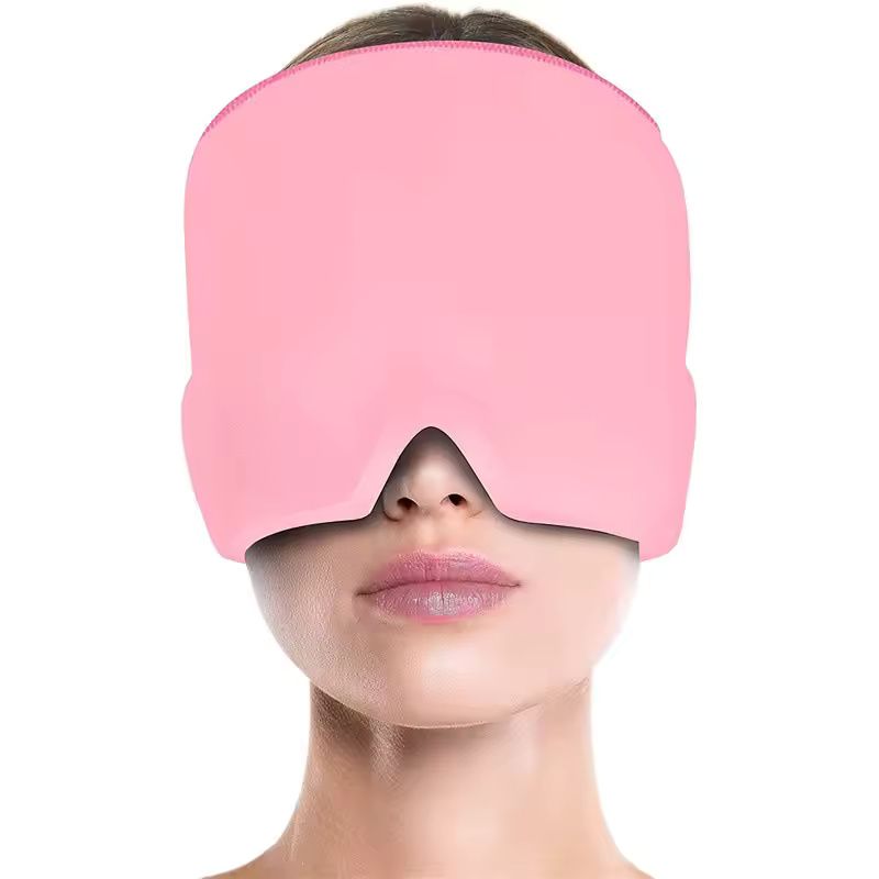 Gel Ice Cap Migraine Headache Relief Cold Compress Wrap
