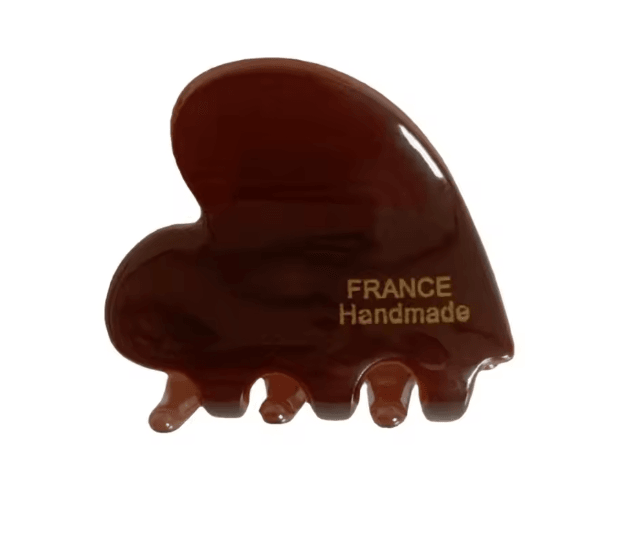 Small Heart Acetate Hair Claw Clip