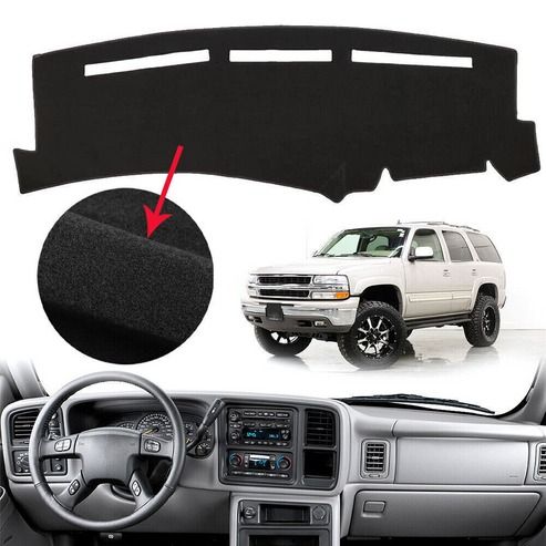 Dash Cover Mat for Chevy Silverado, GMC Sierra, Avalanche, Suburban, Dash Protection