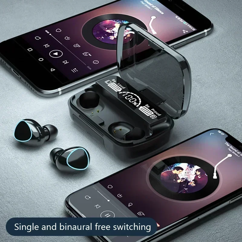Wireless Earbuds with Charging Case Waterproof TWS Bluetooth Headphones