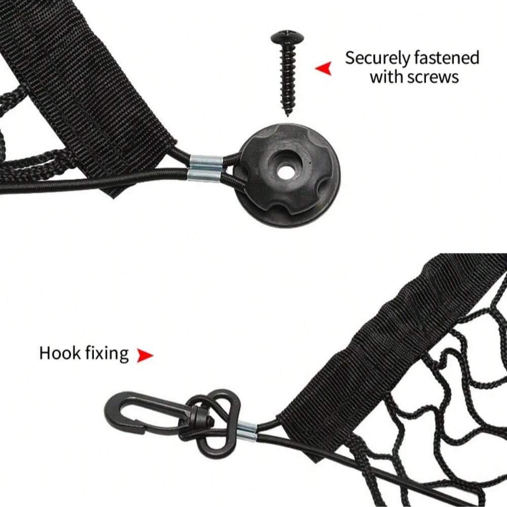 Dog Car Trunk Fence Net, Isolation Protection Net Car Mounted Rear Seat, Sturdy Elastic Pet Safety Fence
