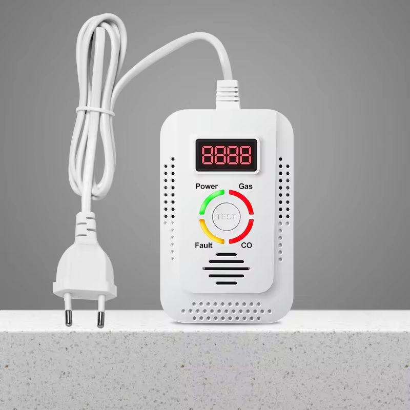 2 in 1 Natural Gas and Carbon Monoxide Detector for Home Safety with Leak Detection Alarm