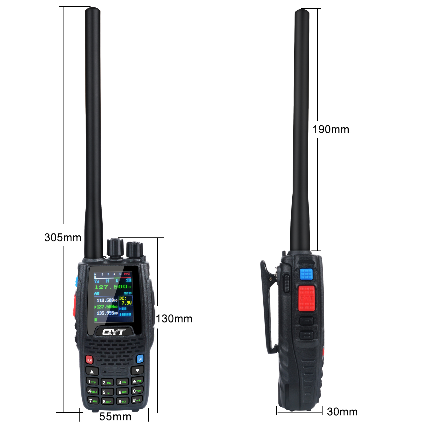 Air Band Walkie Talkie Channel with NOAA Weather & Aviation Radio