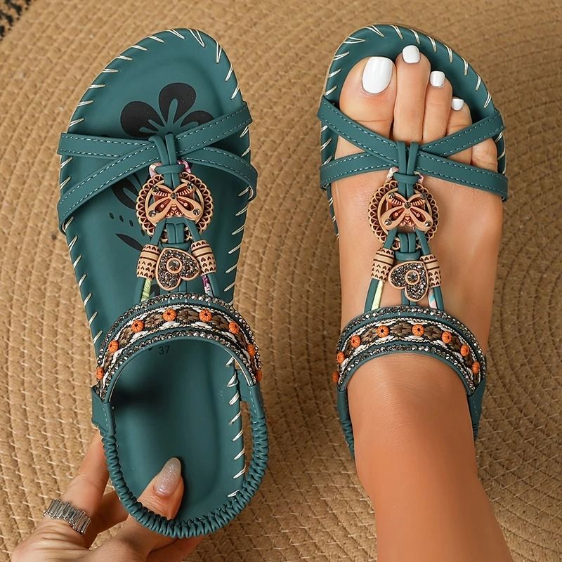 Retro Platform Buckle Strap Sandals Soft Comfortable Summer Footwear
