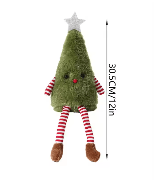 Cute Plush Christmas Tree Doll Festive Holiday Decoration & Gift