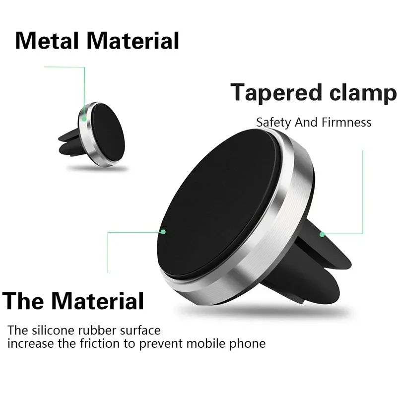 MagnaGrip Universal Magnetic Car Phone Holder Air Vent Mount