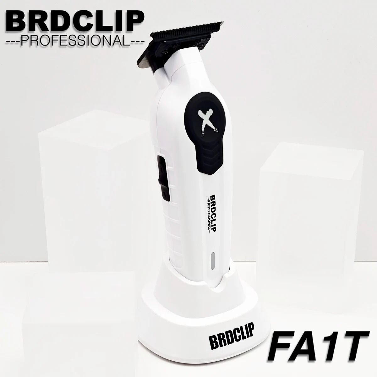 BRDCLIP X Series FA1T Professional Electric Hair Trimmer with DLC Blade for Barbers