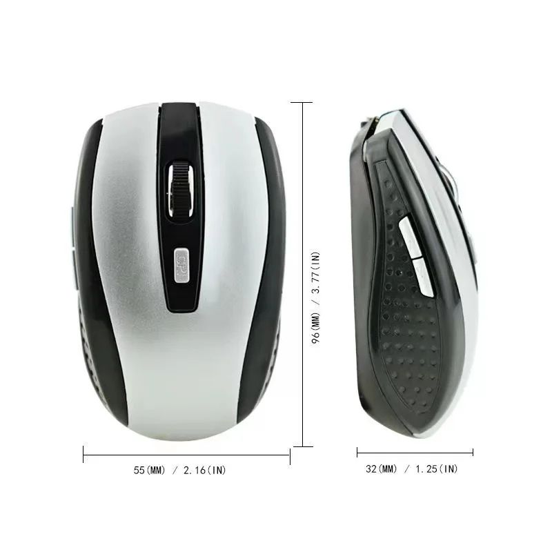 Wireless Optical Mouse Ergonomic 2.4G