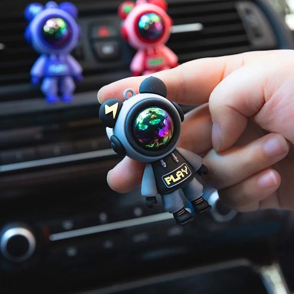 Astronaut Car Vent Air Freshener Clip – Cute Car Air Outlet Perfume Diffuser Decor