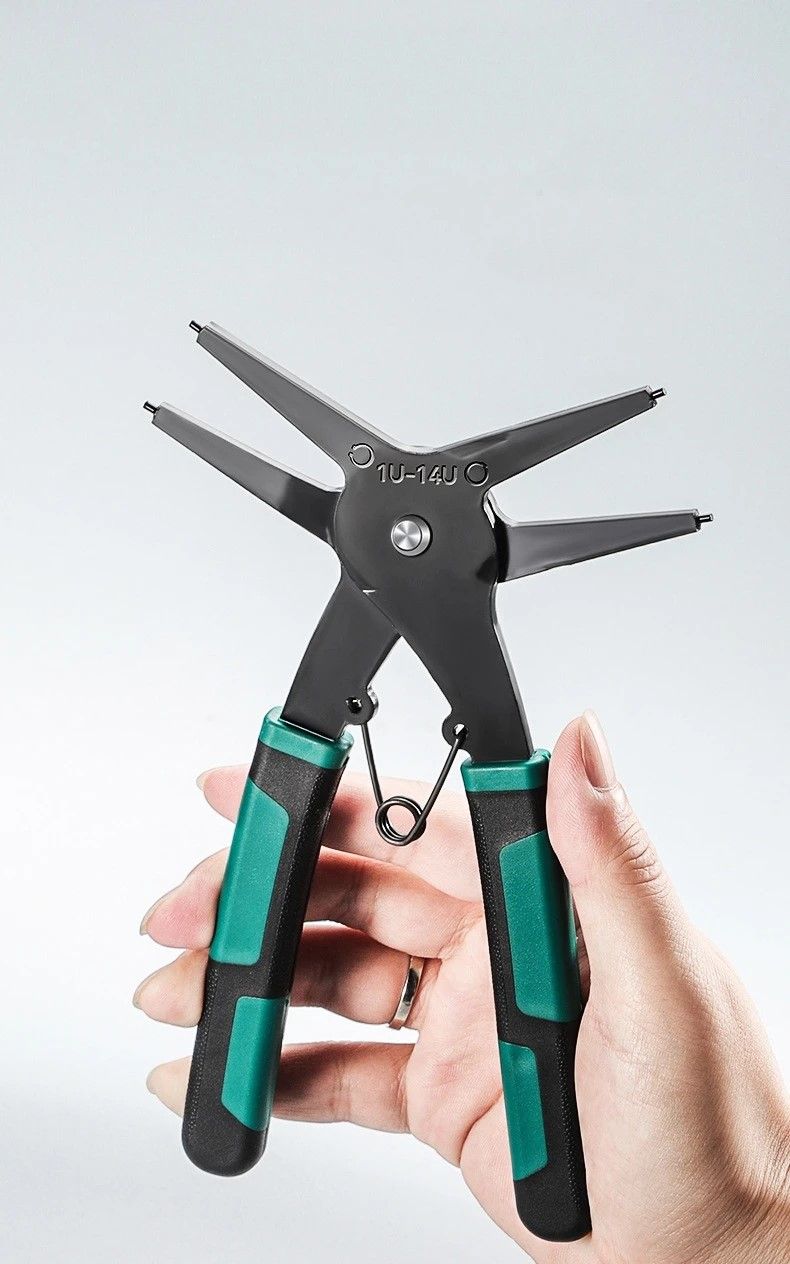 PrecisionMulti Snap-Ring & Circlip Pliers – Internal & External Retaining Ring Tool