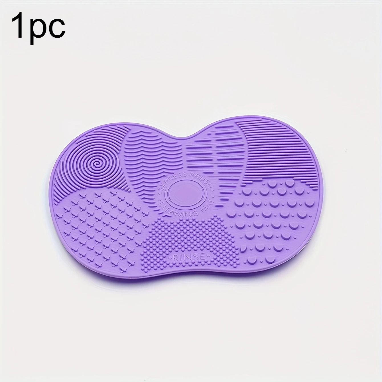 Silicone Apple-Shaped Makeup Brush Cleaner Pad