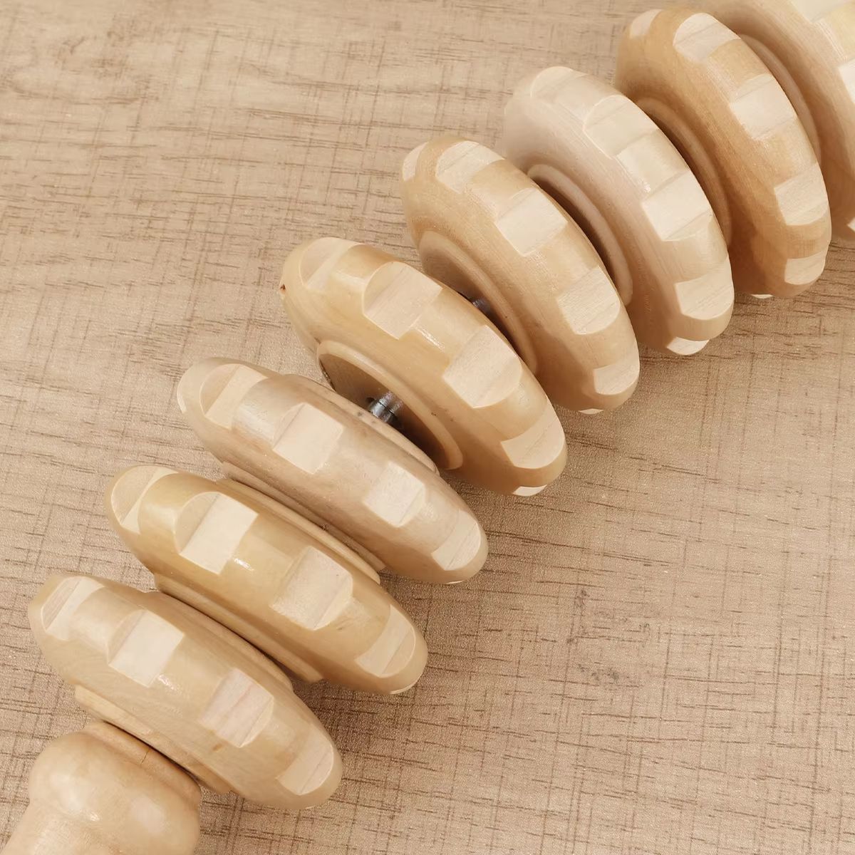 Wooden Therapy Massager Roller – Deep Tissue Fascia & Cellulite Relief Stick