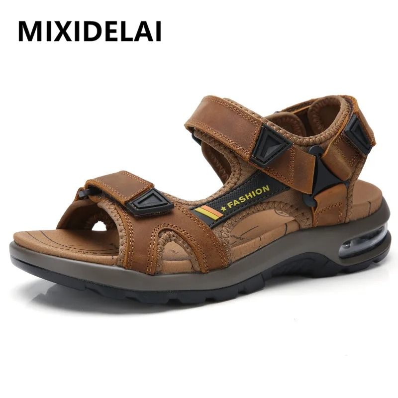 Fashion Men's Genuine Leather Roman Sandals