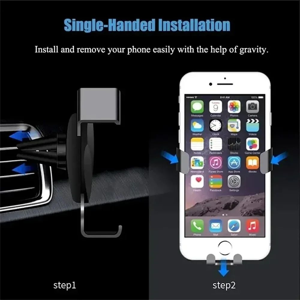 AutoGrip Gravity Car Phone Holder Air Vent Mount