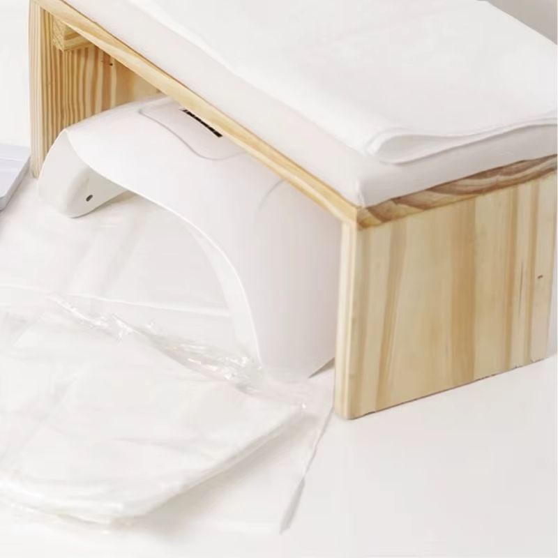 Disposable 11.81x11.81in White Manicure Bath Mats – 50/100pcs Professional Drape Sheets