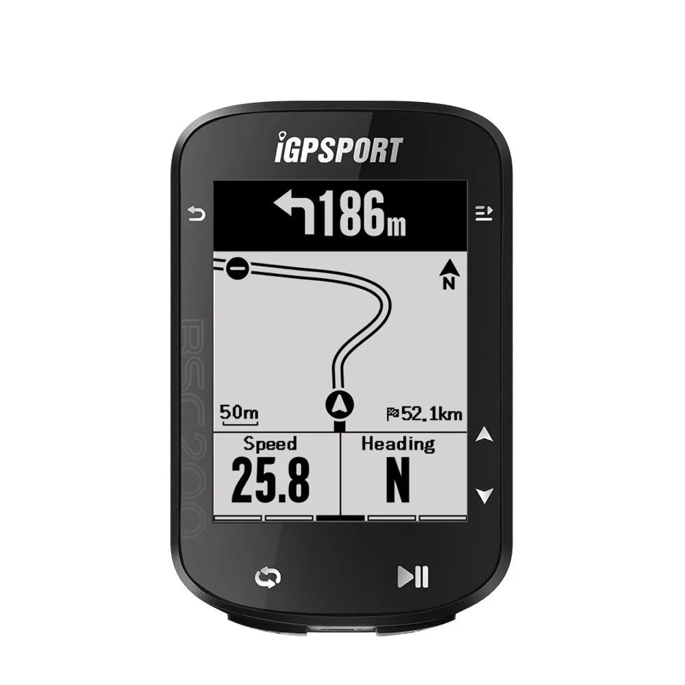 IGPSPORT BSC200 Advanced GPS Bike Computer with Route Navigation & ANT+ Bluetooth Connectivity