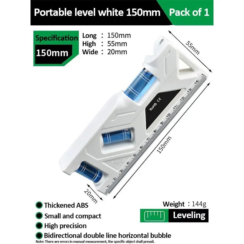 Mini Magnetic Level Gauge High Precision Pocket Measurement Tool