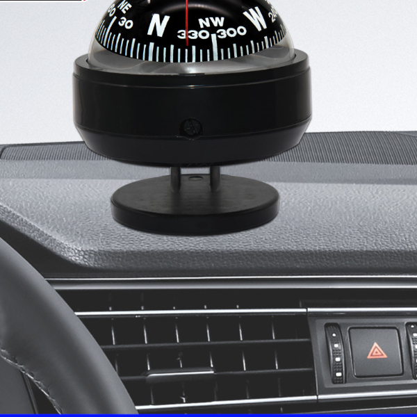 Adjustable Car Dashboard Compass for Boat Truck and Outdoor Navigation