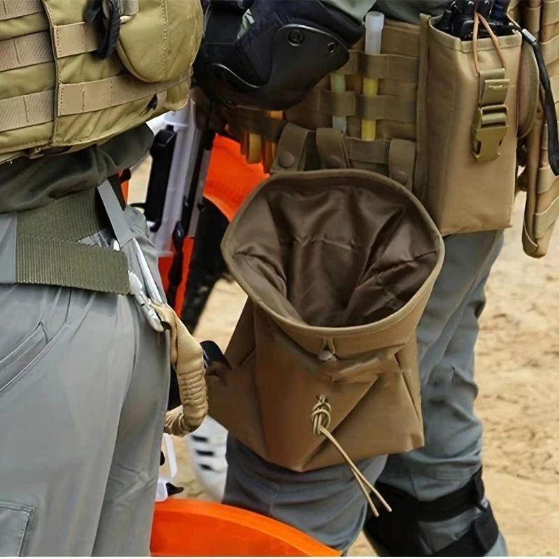 Tactical MOLLE Folding Dump Pouch