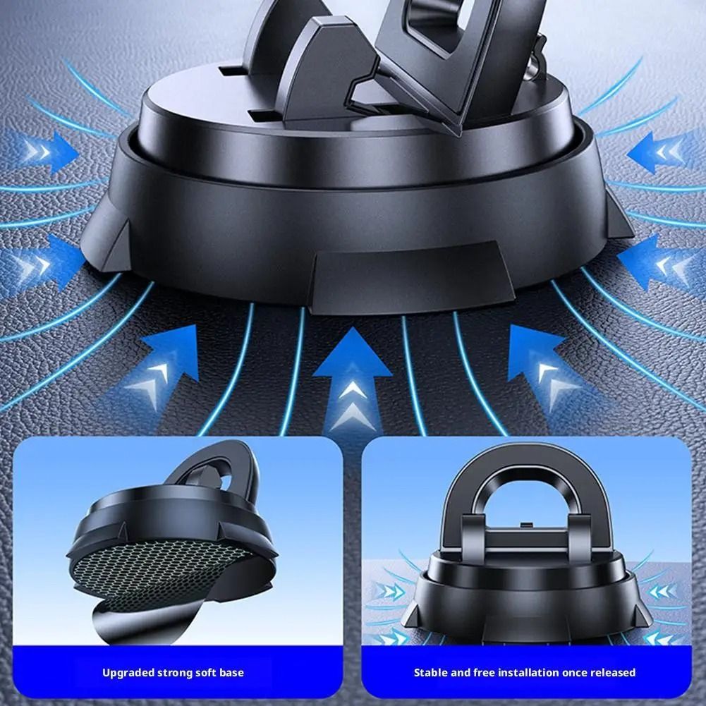 Universal Car Phone Holder Rotatable Dashboard Phone Mount with Suction Cup