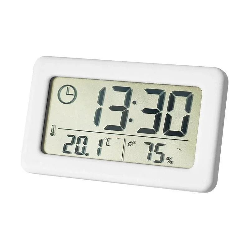 Digital Weather Station Clock with Thermometer and Hygrometer