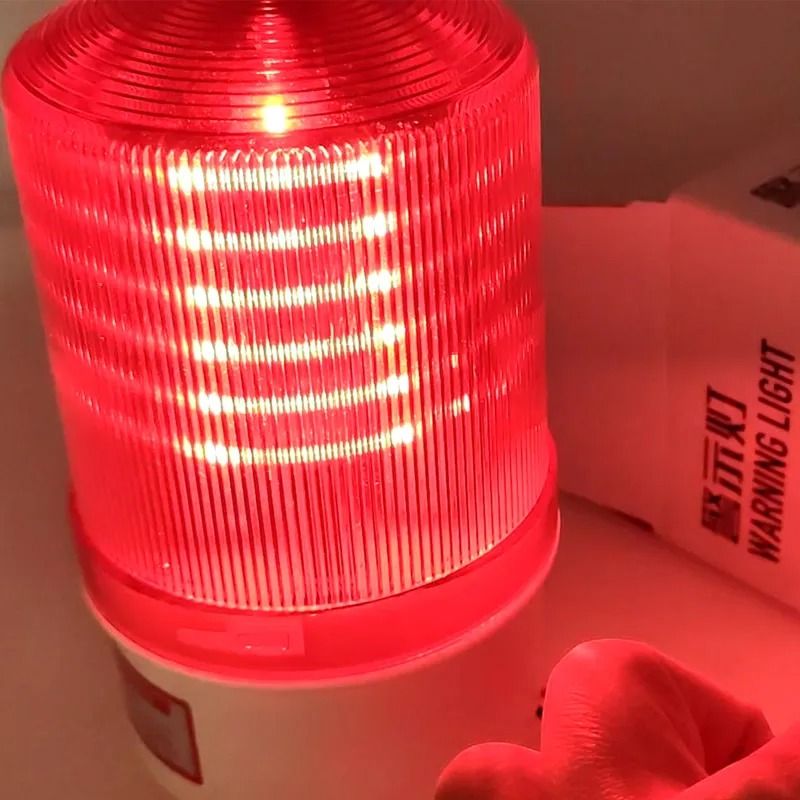 LED Strobe Signal Warning Buzzer Lamp