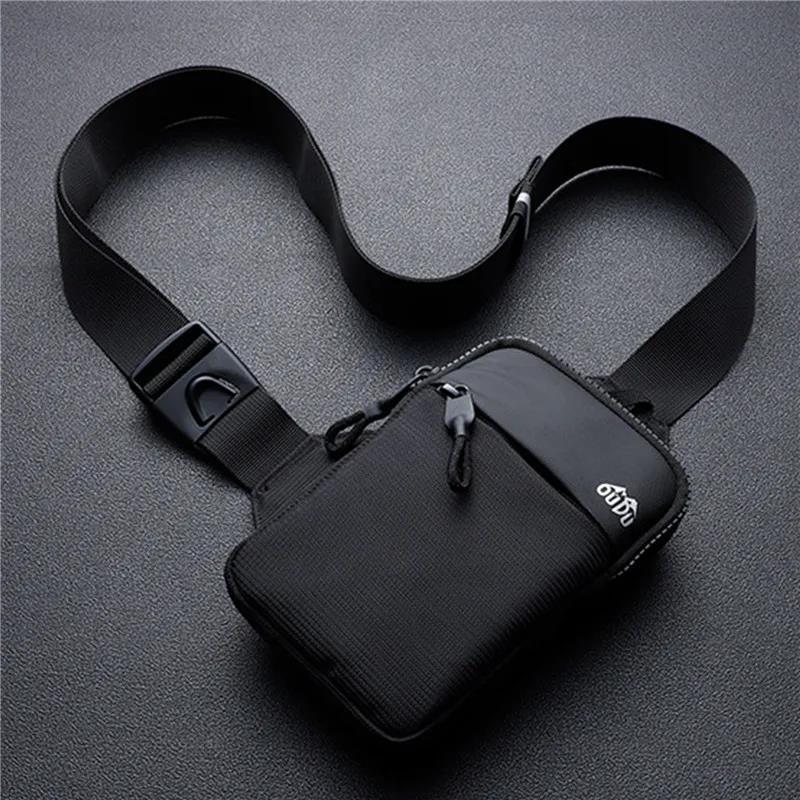 Casual Mens Waterproof Shoulder Chest Bag for Running Cycling and Travel