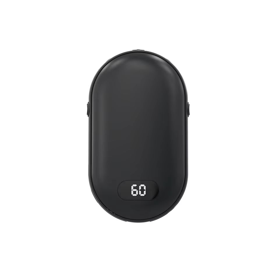 Rechargeable Pocket Hand Warmer with Double Sided Heating and 2 Temperature Settings