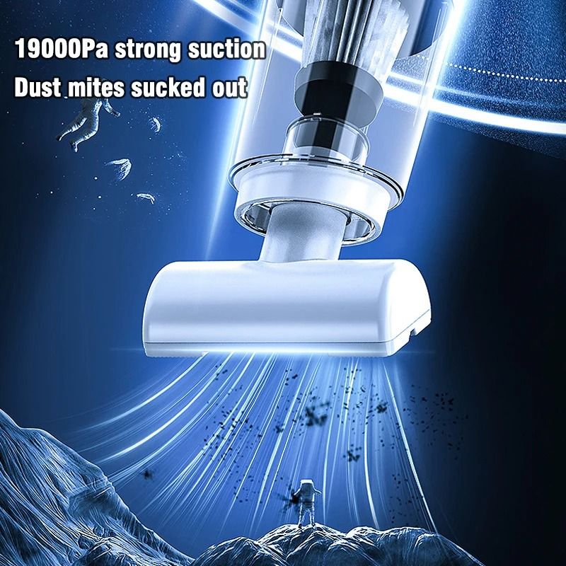 Portable Handheld Vacuum Cleaner Wireless Rechargeable 10000Pa for Home and Car