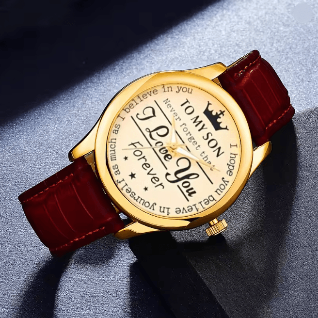 Classic Business Quartz Watch Crown Dial Mesh Strap