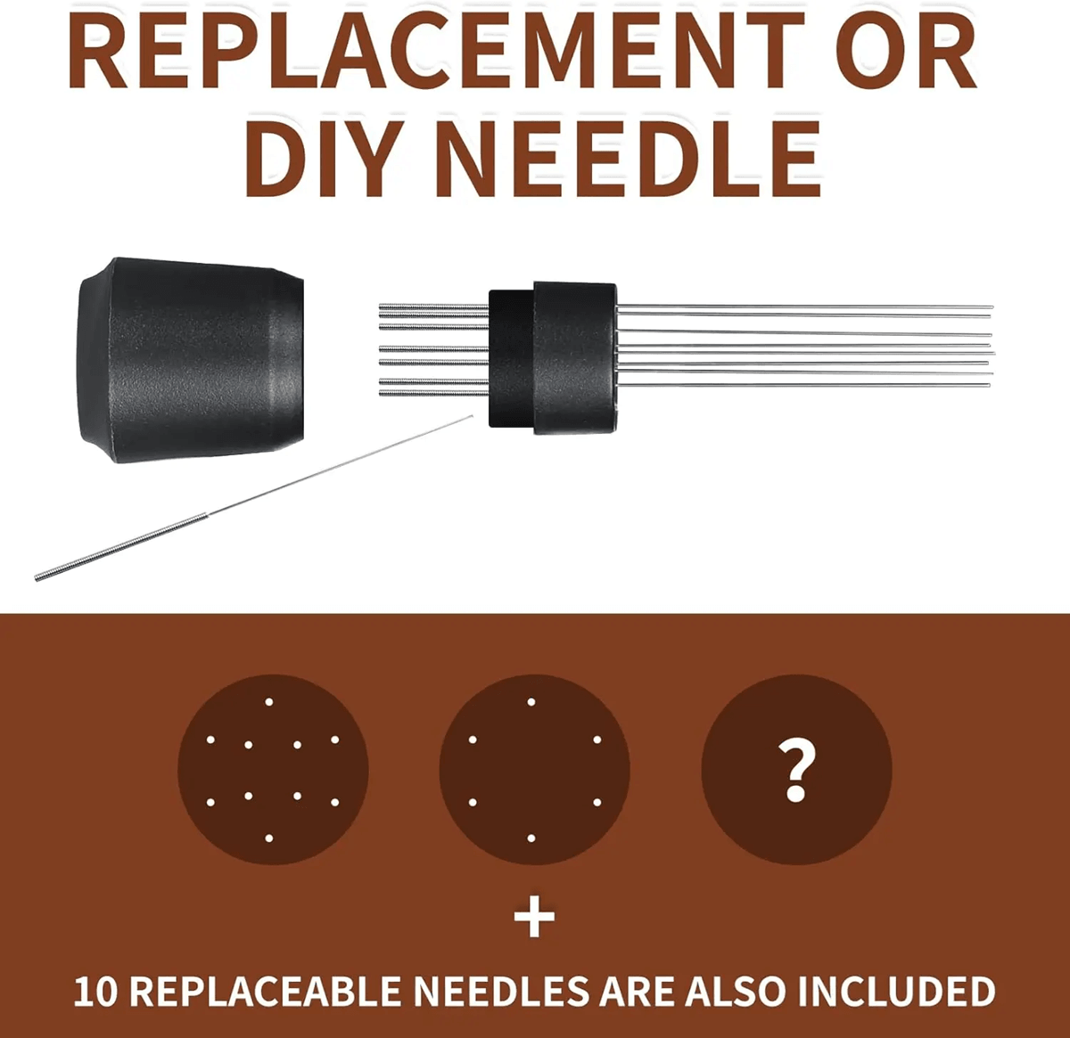 Upgraded Espresso WDT Tool with Magnetic Base and Replacement Needle