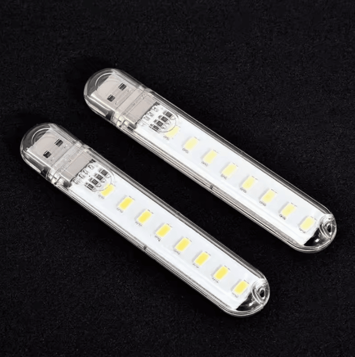 Mini USB LED Lamp – Portable 8-LED USB Light for Camping, PC, Laptop & Power Bank