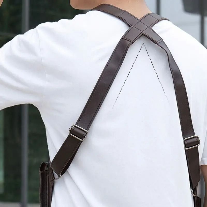 Medieval Leather Harness Holster Bag Hidden Anti Theft Phone Pouch