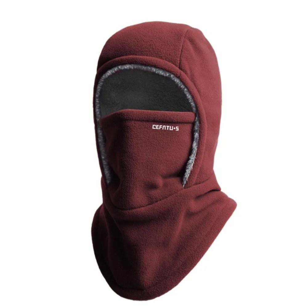 Thermal Windproof Winter Balaclava and Fleece Cycling Hood