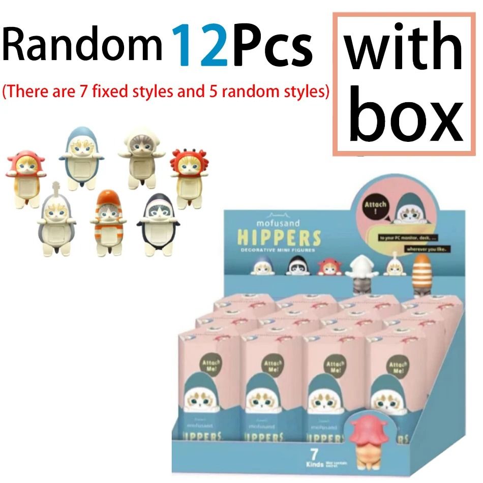 Cute Cat Party Blind Box Mini Figurine Collection