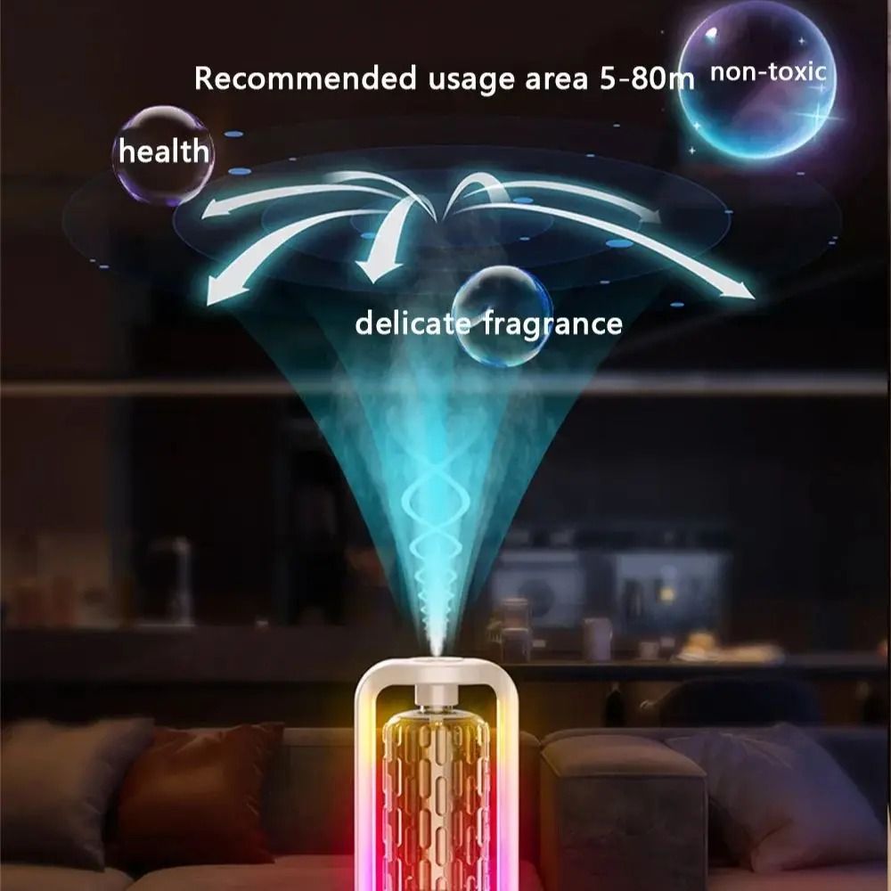 Wall Mounted Aroma Diffuser with 50ml Capacity and Timer Setting