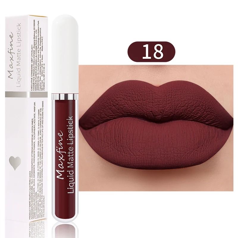 Matte Velvet Waterproof Lip Glaze