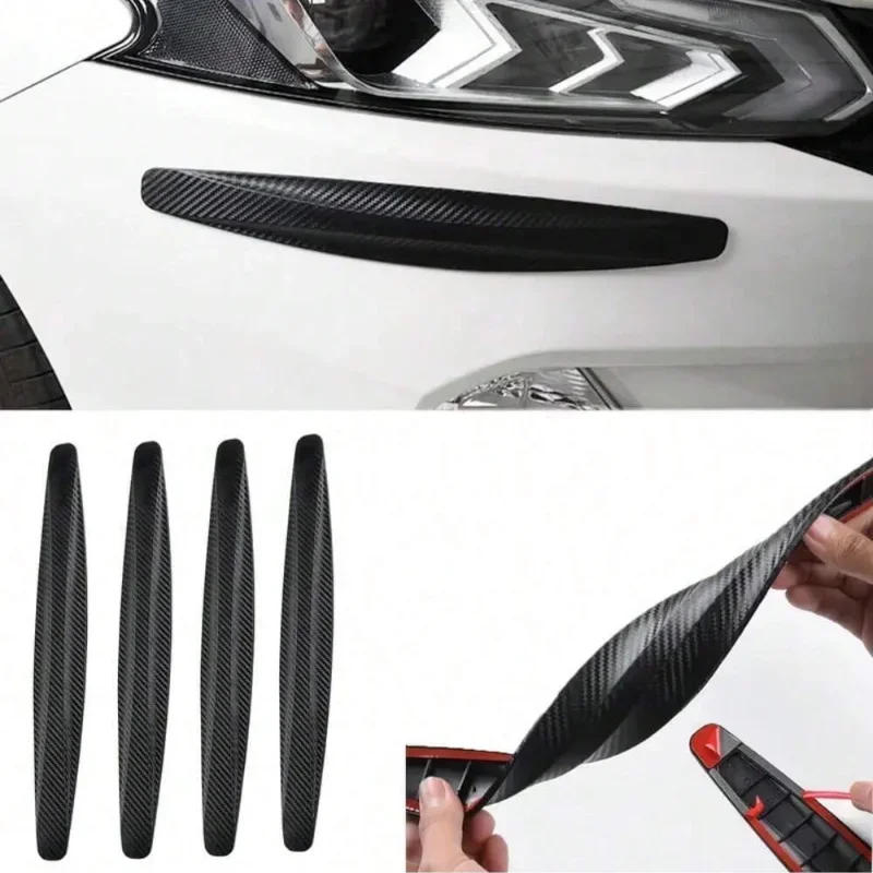 Car Front and Rear Corner Bumper Guard, 2pcs Universal Anti-Collision Protector Stickers, Anti-Scratch Car Accessories