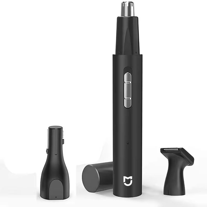 Painless Electric Nose & Ear Hair Trimmer, Rechargeable Grooming Tool for Men Beard, Eyebrows & Sideburns
