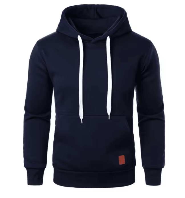 Mens Lightweight Hooded Sweatshirt Casual Pullover Streetwear