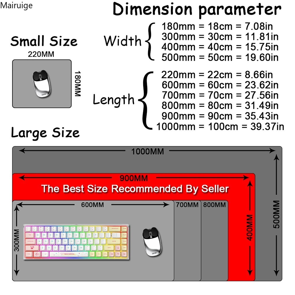 Rubber Anti-slip Gaming Keyboard Mousepads, Large Computer Office Table Mats, Black Circuit Board Pattern Mouse Pad