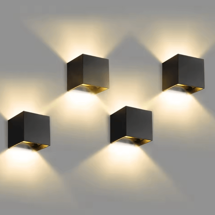 Modern LED Wall Lamp Adjustable Outdoor and Indoor Cube Wall Light AC110V 220V