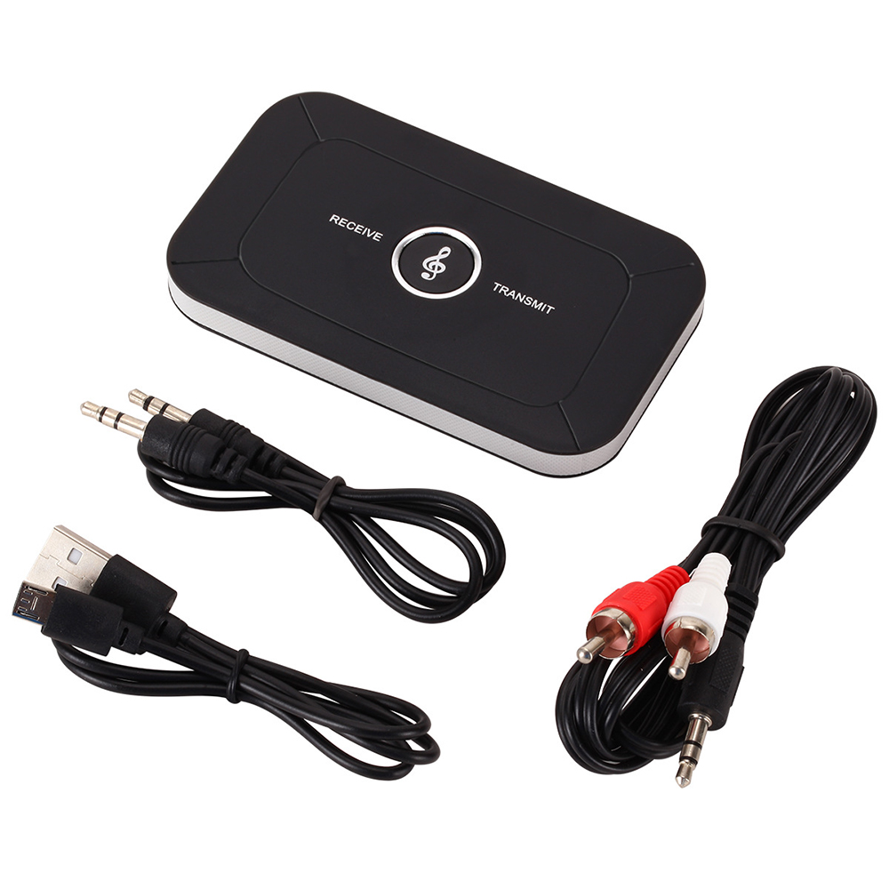 Stereo Bluetooth Audio Transmitter Receiver Jack AUX Wireless Adapter for Car PC TV Music Headphone Speaker