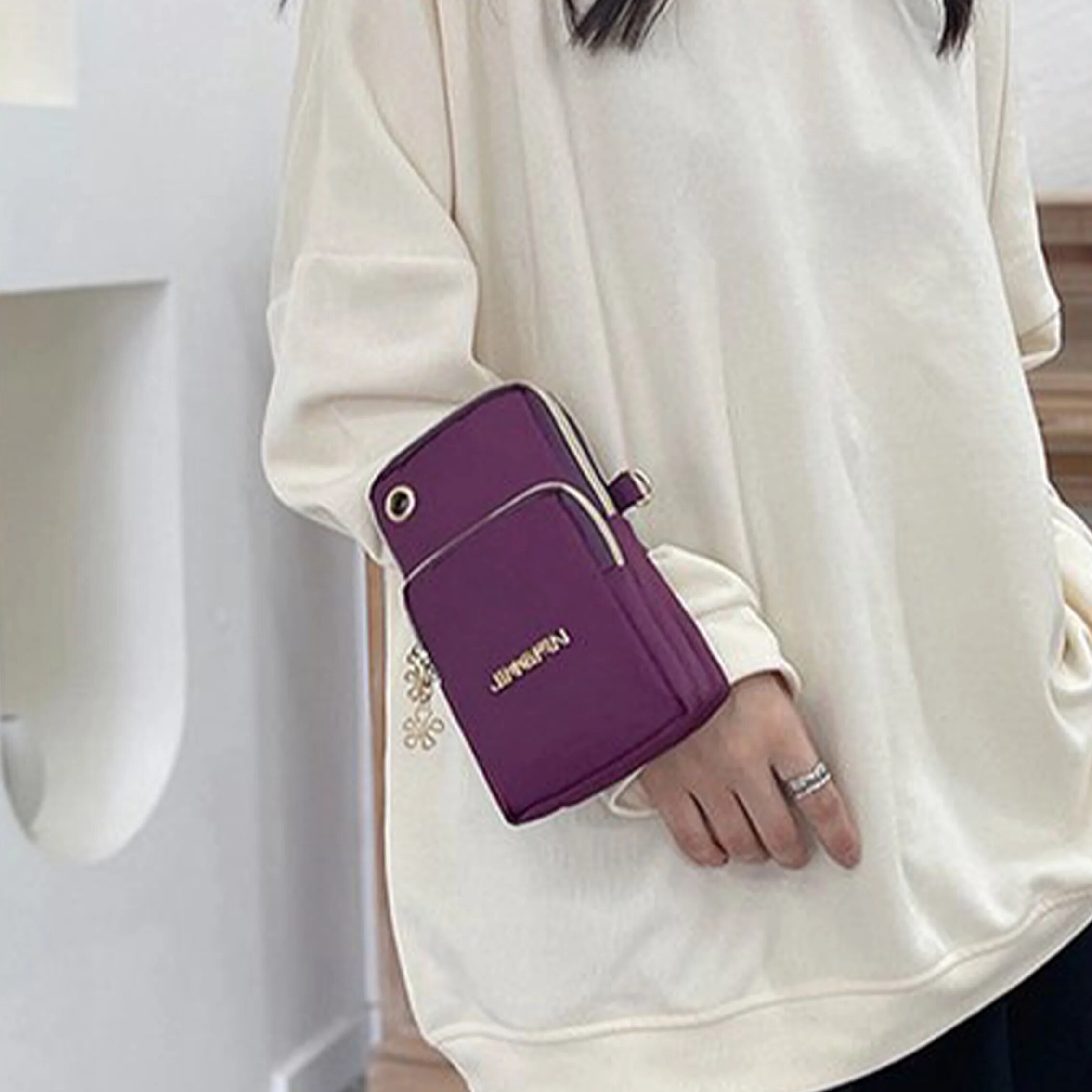 New Womens Crossbody Mini Bag Stylish Mobile Phone Bag, Mom Mommy Coin Bag, Neck Hanging Running Cover