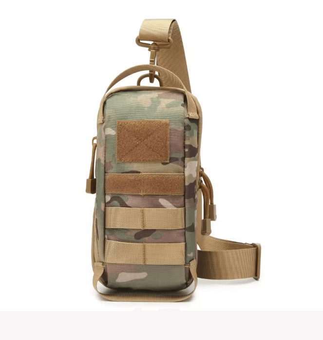 Tactical Shoulder Sling Chest Bag with IWB Pistol Pouch