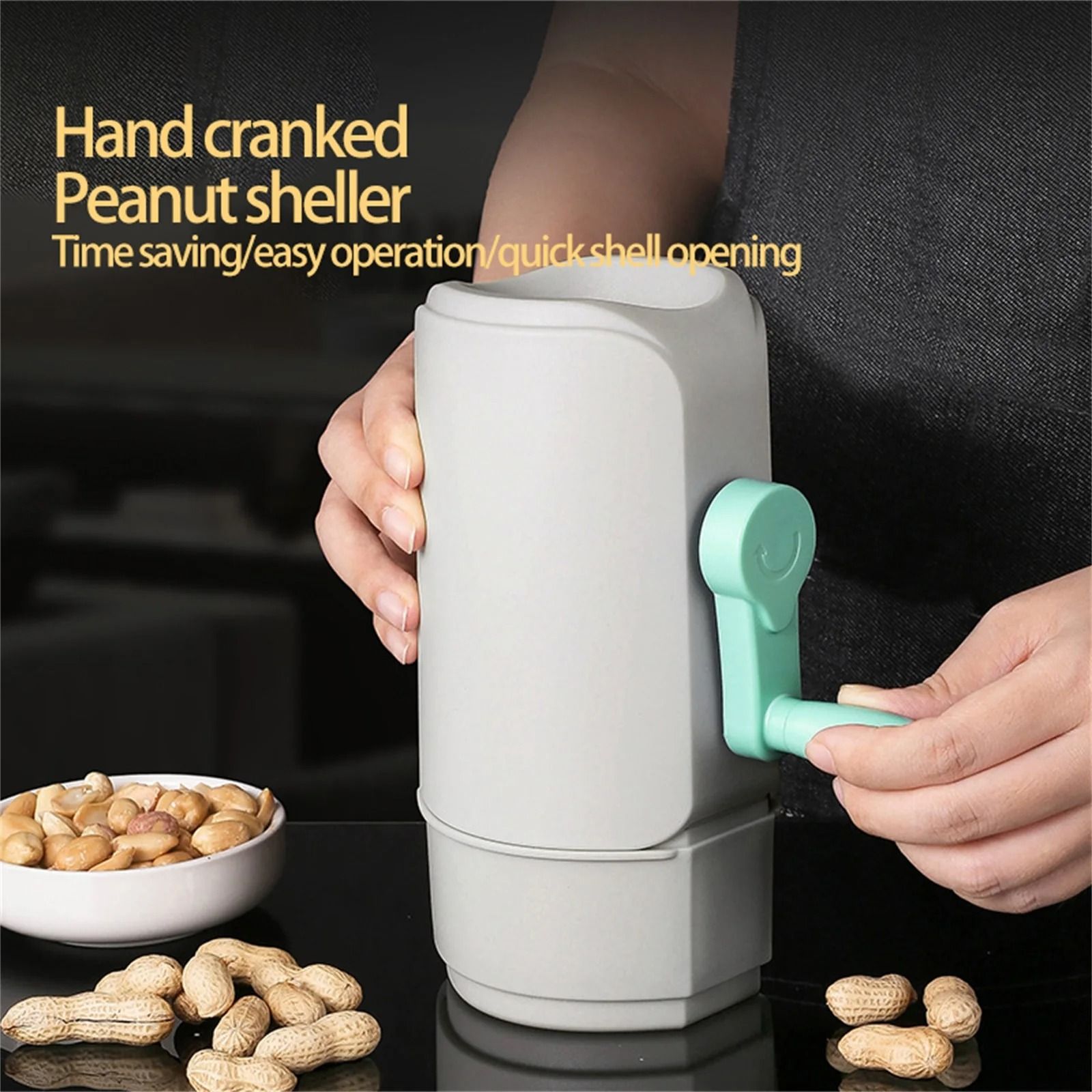 Automatic Food-Grade Peanut Sheller – Efficient Peeler and Opener – High-Yield Nut De-Shelling Kitchen Gadget Hub