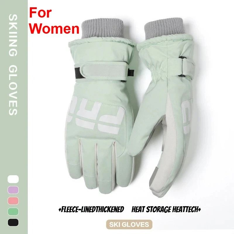 Winter Cycling & Ski Gloves – Waterproof Thermal Protection with Touchscreen Pocket